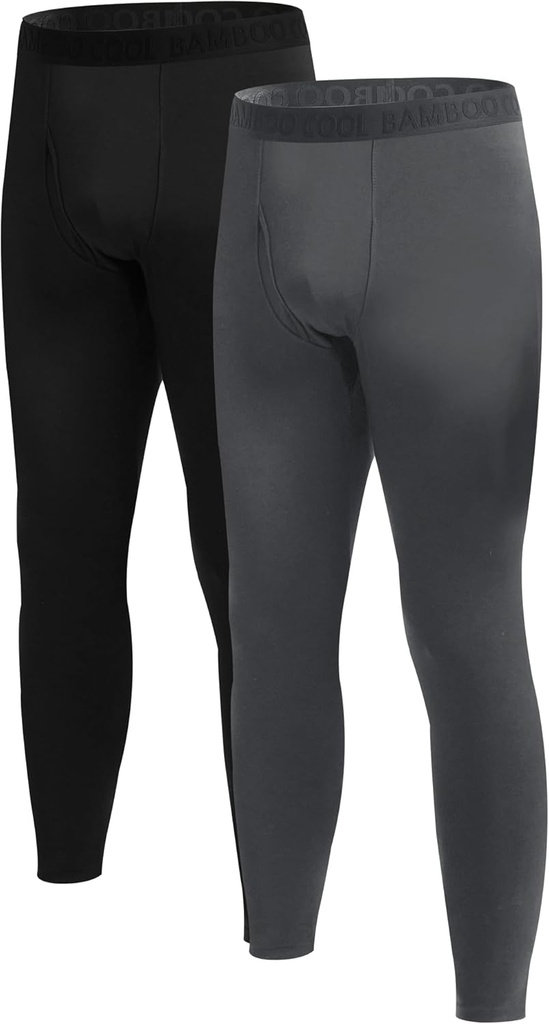 Άνδρες Ελαφριά Θερμικά Εσώρουχα Βύσματα Fleece Long Johns για άνδρες Base Layer Παντελόνι για κρύο καιρό