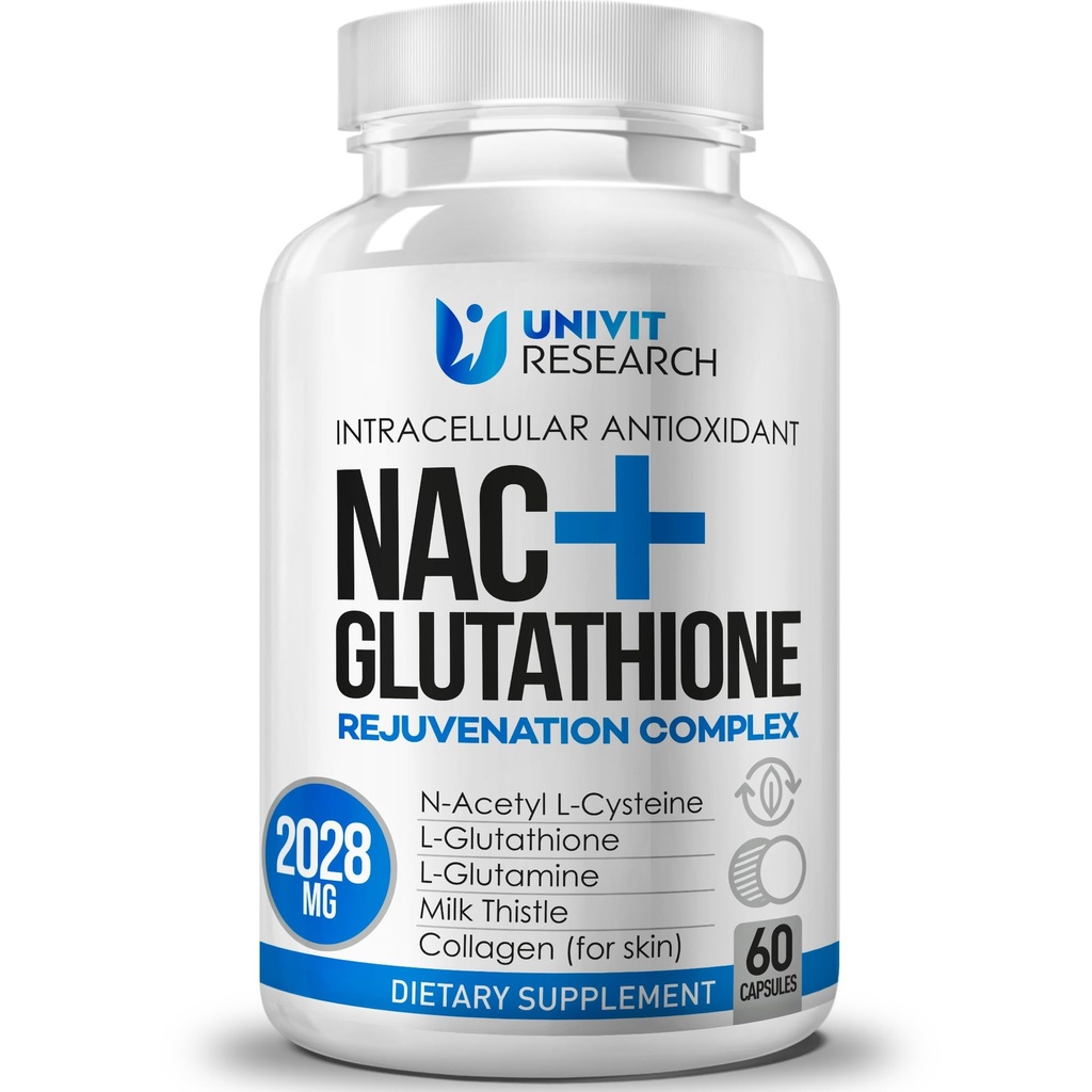 Gelişmiş Kompleksi-NAC Supplement (N-Acetyl L-Cysteine) L-Glutathione 500 mg ve Süt Butle Ekstraksiyon-Potent Antioksi-Immune Function Support Respiratory Health-Promotes Liver Kidney Detox
