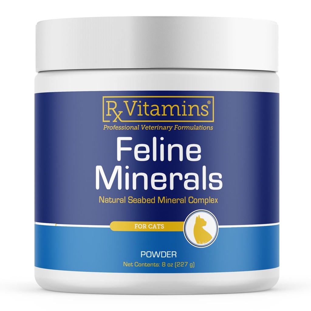 Rx Vitaminleri Feline Mineralleri - Kedi Kalp Sağlığı için Taurin - Ortak Tamam için - Magnezyum & Piyal - Skin ve Coat Supplement - 8oz
