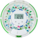 Flashing Light, Sound, Alarm ve Güvenlik Lock ile otomatik Pill yapıştırıcısı, 28 Günlük Elektronik İlaç Organize - 6 Times / Day - Easy Read Display (Frosted)