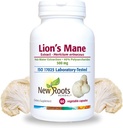 NEW ROOTS HERBAL Lions Mane Supplement Capsules | 500mg Lion's Mane Mushroom Concentrated Hot-Water Extract | Memory, Focus & Immune Support Supplement | 60 Veggie Caps