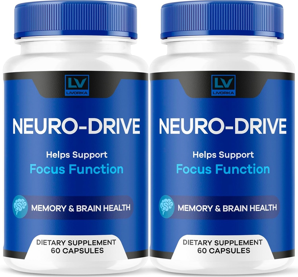 (2 Pack) Nöro Drive Capsules, Neuro Drive Advanced Formula, Neuro Drive Brain, Neuro Drive All Natural Reviews, 2 Ay Için 120 Capsules