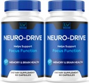 (2 Pack) κάψουλες Neuro Drive, Neuro Drive Advanced Formula, Neuro Drive Brain, Neuro Drive Όλες οι φυσικές κριτικές, 120 κάψουλες για 2 μήνες