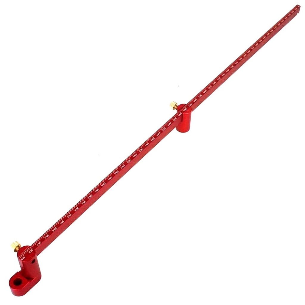 550mm Circle Compass, Large Woodwork Compass Scriber, Drawing Tool (Red)