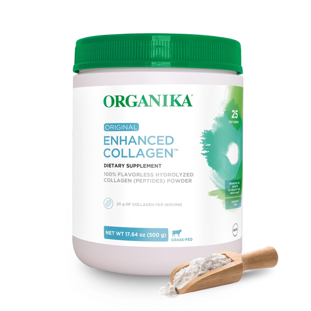 Organika Hidrolyzed Collagen, Toz: Skin, Saç, Nails, Ortaklar, Kaslar ve Gut - Keto, GMO-Free, Grass-Fed - 25 Day Supply - 18 ozz