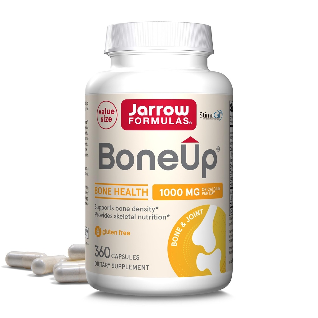Jarrow Formulas BoneUp - D3 ve K2, Kalsiyum Desteği, 360 Capsules, Skeletal Beslenmeyi Teşvik Ediyor, 60 Güne kadar Supply