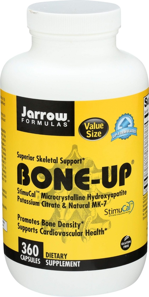 Jarrow Formulas BoneUp - D3 ve K2, Kalsiyum Desteği, 360 Capsules, Skeletal Beslenmeyi Teşvik Ediyor, 60 Güne kadar Supply