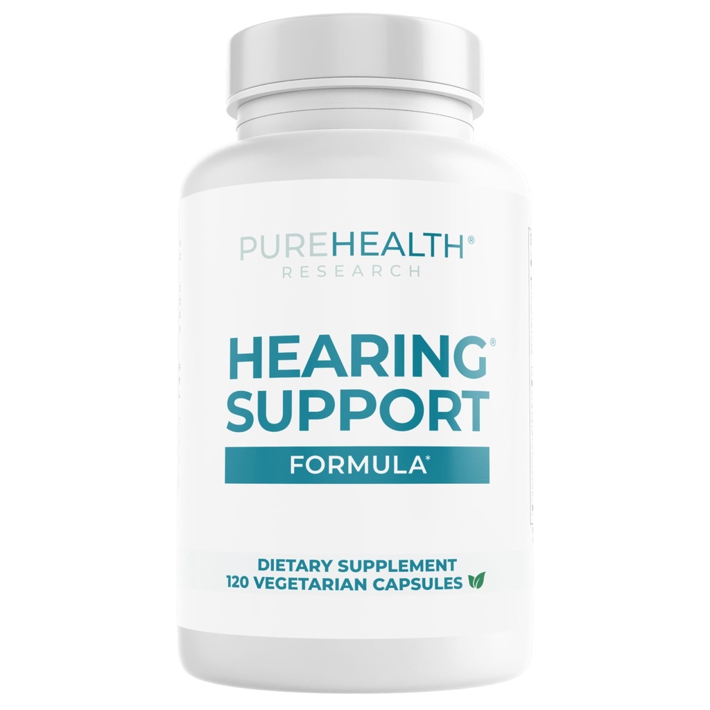 PUREHEALTHTH Support Formula - Tinnitus Supplement with Flavonoids & İşitme Vitaminleri Gürültü, Güvenli ve Doğal - Ear Tinnitus Relief for Ringing Ears, 1 Şişe