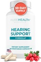 PUREHEALTHTH Support Formula - Tinnitus Supplement with Flavonoids & İşitme Vitaminleri Gürültü, Güvenli ve Doğal - Ear Tinnitus Relief for Ringing Ears, 1 Şişe