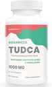 TUDCA Liver 1000 mg-Bile Salts for Liver Cleanse Detox-Milk Butle Herbal Mix with Fulvic and Humic Acid for Liver,Digestive Health,60 Vegan Capsules