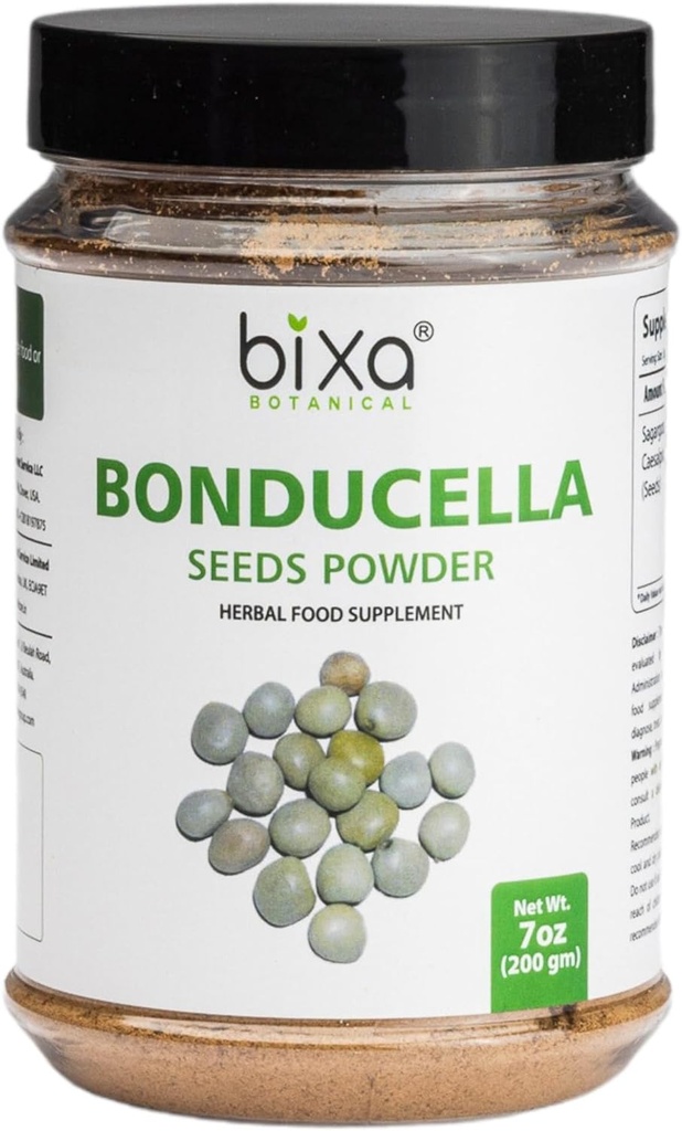 Bixa BOTANICAL Ayurvedic Φυσικό συμπλήρωμα βοτάνων Bonducella Seed Powder (Sagargota/Kalarchikai) Pure Authentic Premium Quality