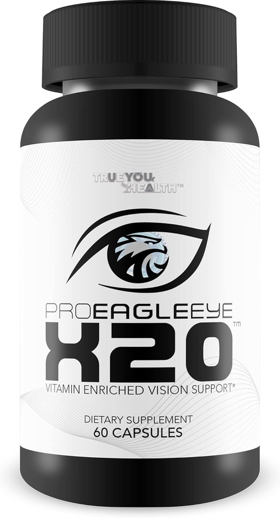 Pro EagleEye x20 - Vitamin En Zengin Vizyon Desteği - Multi-Vitamin & Mineral Vizyon Tamam - Yardım Göz Sight & Eye Health - Pro Eagle Eye X20 Vitaminleri Görmeyi Güçlendirmek - Yardım Detayları
