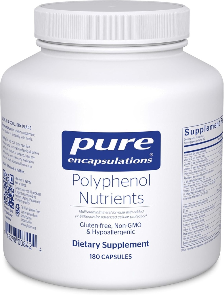 Pure Encapsulations Polyphenol Nutrients 