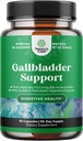 Gallbladder Support Digestive Enzymes with Ox Bile - Purified Ox Bile Salts for No Gallbladder & Pancreas Cleanse, Detox & Tamir - Digestion Supplement with Pancreatin & Chanca Piedra - 90 Capsules