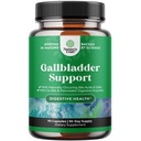 Gallbladder Support Digestive Enzymes with Ox Bile - Purified Ox Bile Salts for No Gallbladder & Pancreas Cleanse, Detox & Tamir - Digestion Supplement with Pancreatin & Chanca Piedra - 90 Capsules