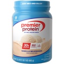 Premier protein Toz, Vanilla Milkshake, 30g protein, 1g Sugar, 100% Whey proteini, Keto Friendly, No Soy, Gluten Free, 23.3 oz (17 hizmet)