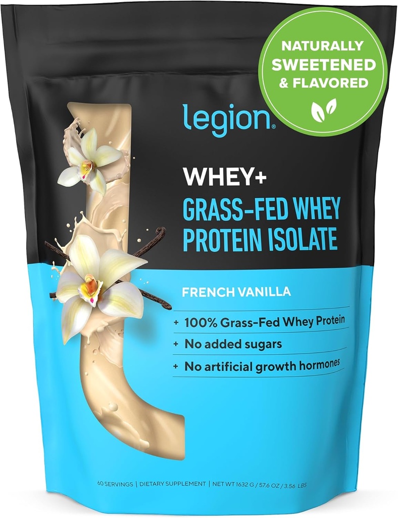 ΝΟΜΟΛΟΓΙΑ Whey+ Πρωτεϊνη Whey Isolate from Grass Fed Cows - Whey Protein Isolate σκόνη χαμηλής θερμίδων, μη-GMO, Χωρίς ζάχαρη, Λακτόζη και Χωρίς γλουτένη, Όλες οι φυσικές πρωτεΐνες σκόνη για άνδρες και γυναίκες (60 εξυπηρετούν)