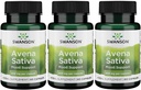 Swanson Full Spectrum Avena Sativa (Green Oat Grass) - Herbal Supplement Nervous System Health - Natural Formula Supporting General Wellness - (60 Capsules, 400 mg each) 3 Pack