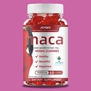 1 Μπουκάλι Maca Root Gummies 3000mg για γυναίκες με Black Maca, Fenugreek, Μαγνήσιο για τη φυσική ενέργεια, Mood & ανοσοποιητική υποστήριξη ορμονική ισορροπία Συμπληρώματα βότανα-Berry Flavor, 60 Gummies, 30-Day Serving