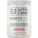 MTN OPS Ignite Lite Energy Drink Toz Gluten Free Nitrik Oksit Supplement Drink Mix, L Arginine, L Citrulline, Caffeine & Nootropic Sugar Free Drink Mix, 45 Services, Strawberry Daiquiri Flavor Tarafından Eva