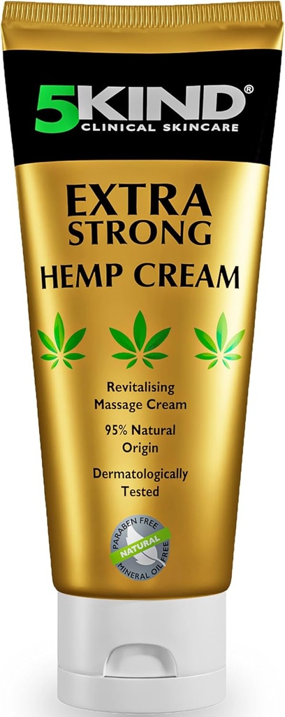 586 Ekstra Güçlü Hemp Cream 3.4 fl oz- maksimum Güçlü - Doğal Soothing Joint Cream - Kas Rub for Lower Back, Commons,Boy, Dizler ve Omuzlar için