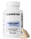 CLEARSTEM - MINDBODYSKIN Hormonal Acne Supplement (5-HTP) - Doğal DIM Supplement - Skin Care Vitaminleri - Hormon Dengesi, Antioksis - Gluten Free, Cruelty Free - 30 Hizmetler, 90 Capsules
