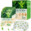 16 Packs Steam Göz Maskeleri Kuru Gözler için, Yeşil Çay Isınma Göz Maskesi, Relief Eye Fatigue & Puffy Eyes, Moist Isıtmalı Göz Maskesi, Single Travel Essentials & Relaxation Setleri