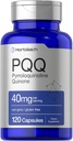 Horbäach PQ Supplement 40 mg | 120 Capsules | En Güçlü | No-GMO ve Gluten Free Supplement | Pyrroloquinoline Quinone Disodium Saltoline Salt