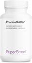 Supersmart - Pharma GABA 125 mg per Day (Patented & Highly Bio available) - Natural Gamma replicabutyric Acid GABA Supplement | Non-GMO & Gluten Free - 60 Vegetarian Capsules