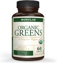Organic Greens, Fruits & Veggies Best Supplement to Boost Energy, Detox, Enhance Health. USDA Organic, χωρίς γλουτένη, Vegan, μη ΓΤΟ, No. 1 Πηγή του Essential Nutrient-Rich Super-Food 60 Count
