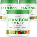 LIVORKA Lean Bodi Tonic, All Natural Advanced Formula Powder - 90 Σερβιέτες (3 Μήνες Προσφορά) - Συσκευασία των 3