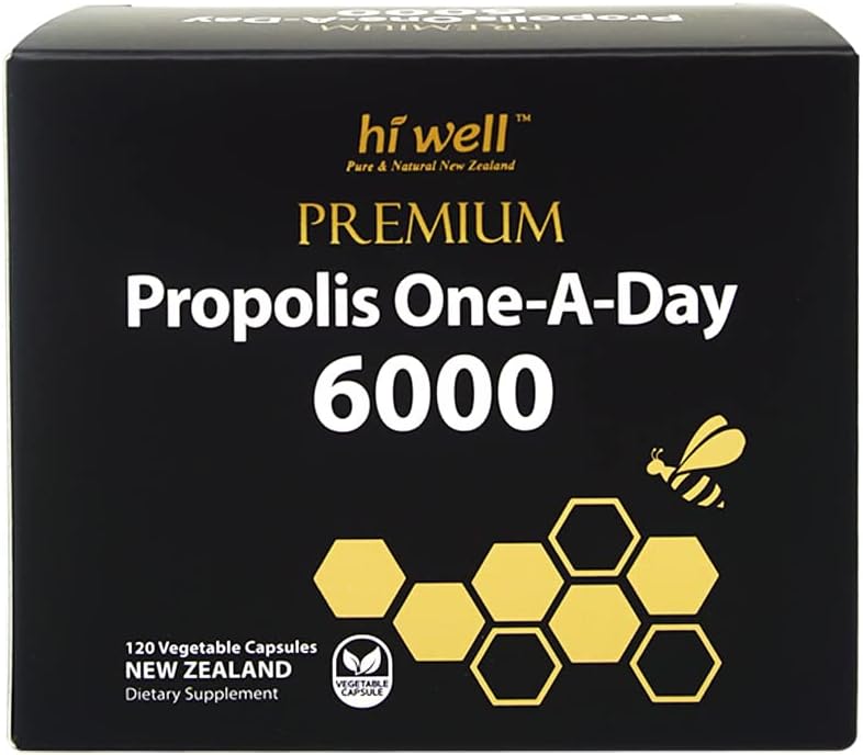 Hi Well Premium Propolis One-A-Day 6000 Flavonoid 120mg 120