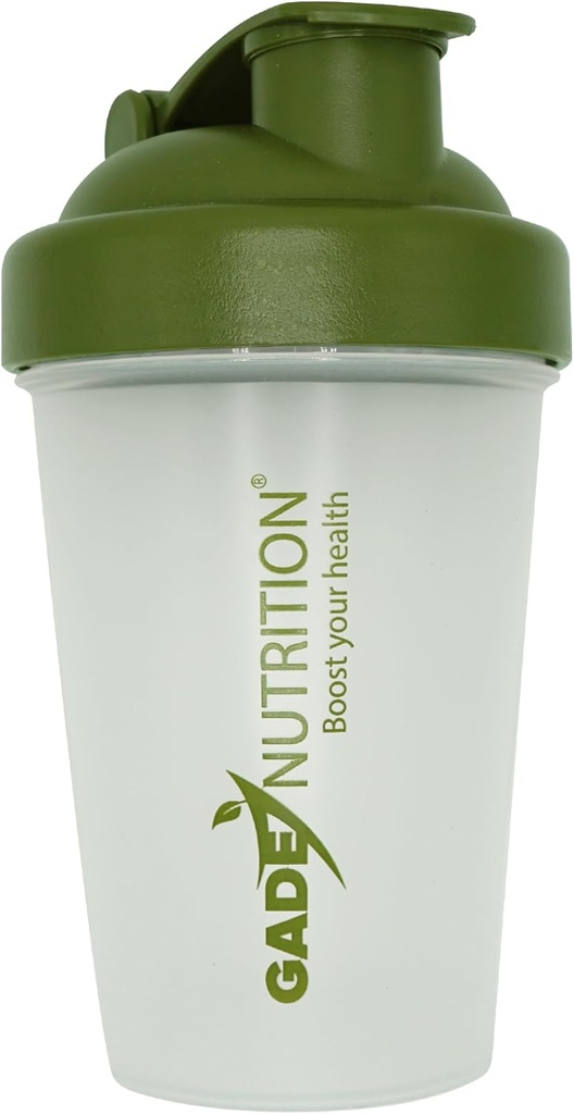 Gade Beslenme Shaker Şişe Blender - 16oz - 400 ml | BPA özgür ve phthalate-free | Pre Workout protein İçecek Cocktail Shaker Cup, Leak Kanıt Lid