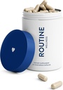 Routine Wellness Saç Büyüme Tamamı - Klinik olarak Kaner, Fuller Saç - Wrinkles, Fine Lines - Gluten Ücretsiz, Kadın ve Erkekler için İncelenen Saç - 1 Şişe, 30 Day Supply