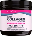 NeoCell Super Collagen., hizmet başına 10g Collagen., Gluten Free, Keto Friendly, Non-GMO, Grass Fed, Sağlıklı Saç, Skin, Nails ve Ortaklar, Unflavored Toz, 14.1 oz., 1 Canister