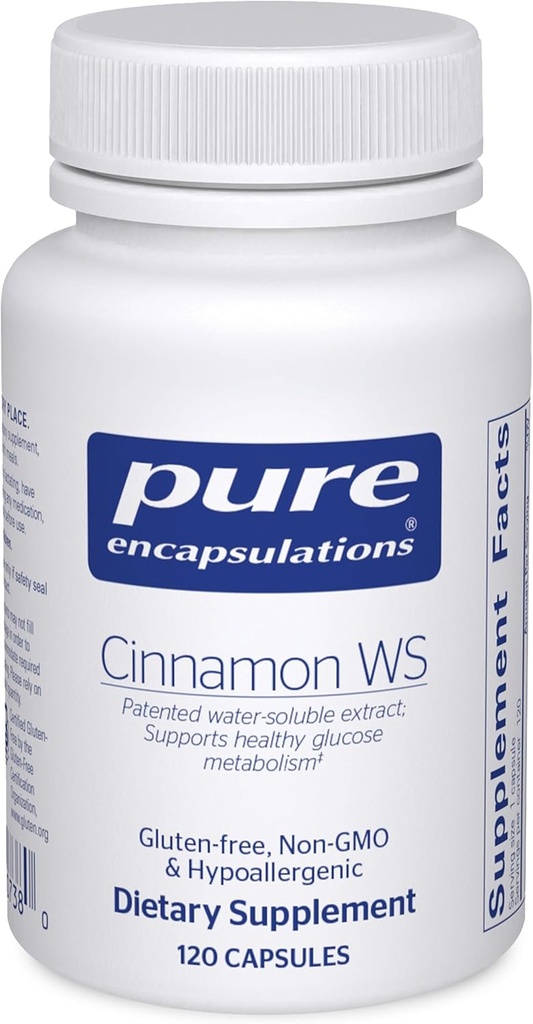 Saf Encapsulations Cinnamon WS | Sağlıklı Karbohidrat Metabolism için Patentli Su- Gıda Üretimi | 120 Capsules
