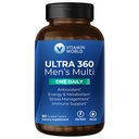 Dünya Ultra 360 Insanlar Için Çokvitamin, Erkeklerin Minerallerle Çok Vitamini, Herbs & Antioksis, Günlük Supplement A Vitamin A, C, D, E & çinko for Energy & Immune Support, 90 Caplets