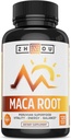 Zhou Maca Root | Erkekler ve Kadınlar için Sağlık Tamamı | Enerji Güçleri | 60 Hizmet, 120 Kont