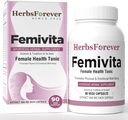 Herbsforever Femivita Capsules Günlük Kadın Sağlığı Supplement Sağlıklı Cilt ve Güçlü Kaslar 90 Vege Capsules 800 Mg Her