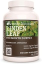 Remedy'nin beslenme Linden Leaf & Çiçekler | 1.000 mg, 60 Vegan Capsules Herbal Diyetsel Supplement | İki Ay Supply