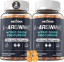 Sugar Free L Arginine Nitric Physics Gummies 1300 mg for Men & Women with L Citrulline, Beet Root, B3 | L Arginine L Citrulline Supplements | Vegan, 120 Counts