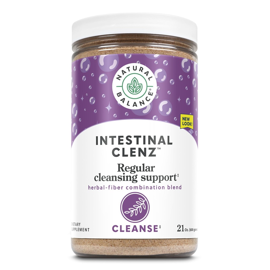 Doğal Denge Intestinal Clenz Psyllium Herbal Toz Sağlıklı Digestion, Detox & Regularity Supplement No Gluten 21oz, 120 Serv.