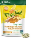 MegaFood Baby & Me Prenatal Sabah Hastalığı Yardımı, Ginger Chews, B6 Vitamini ile, 9 Yiyecek Allergens olmadan Made Without 9 Food Allergens, Honey Lemon Ginger Flavor, 30 Chews
