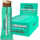 Barebells Yumuşak Protein Barlar, Minty Chocolate - 12 Kont, 16g High Protein Tedavileri - 1g Total Sugars ile Çikolata Beslenme Bar - Go Kahvaltı veya Post-Workout Snack