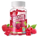 Creatine Monohydrate Gummies Complex 6400mg για άνδρες & γυναίκες -Προηγμένη Φόρμουλα W/L-Taurine + Βιταμίνη B12, Συμπλήρωμα χωρίς ζάχαρη Μασώμενα, 90 Gummies Βατόμουρο