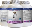 Digestive Defense for Dogs - PROBIOTICS for Dogs - Healthy Gut - Στάση αερίου Διάρροια και κακή αναπνοή - Digestive Boost - Προβιοτικά σκύλου μασώμενα Βιολογικά - 1 φιάλη (60 θεραπείες)