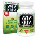 İsviçre Kriss Herbal Laxative Tabletleri, Yetişkinler ve Çocuklar için Sonsuzluk Yardımı 6-12 Saat İçinde Çalışıyor, Senna Laxative, 120 Tablet Toplam Toplam