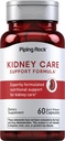 Piping Rock Kidney Support Supplement | 60 Capsules | Care & Restore Formula | Erkekler ve Kadınlar | Non-GMO, Gluten Free