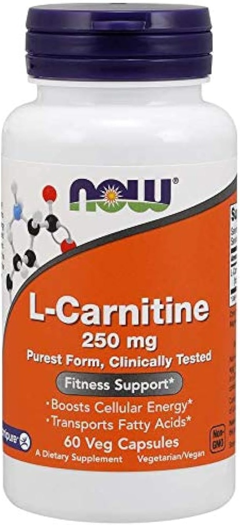 Şimdi L-carnitine 250 mg, 60 Capsules (Pack of 2)