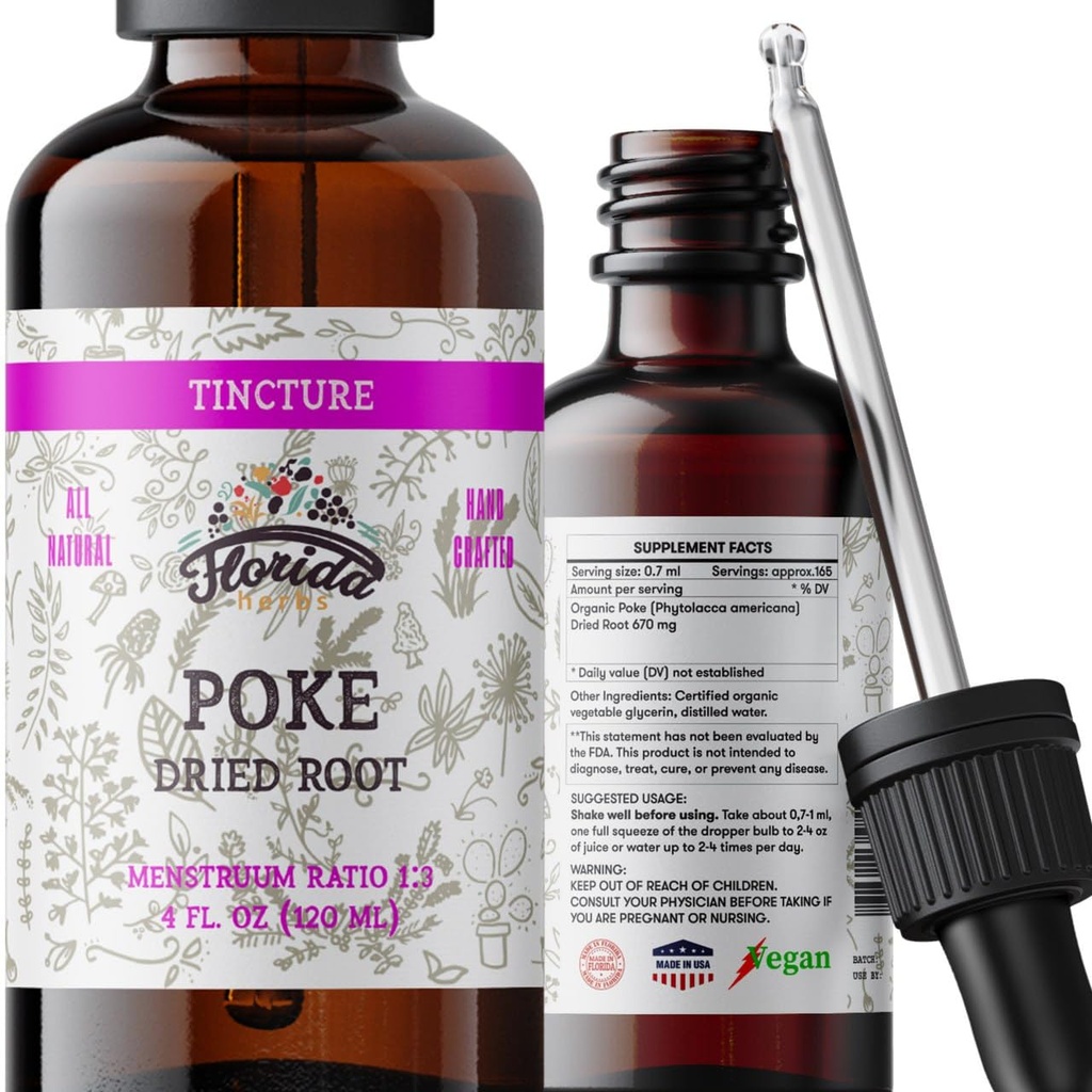 Βιολογικό Poke Root Tincture 